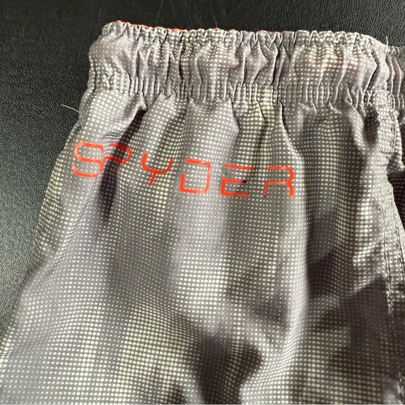 Spyder Gray and Orange Swim Shorts - Picture 4 of 5